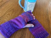 Handknit Fingerless Mittens, Cozy Winter Accessories for Cold Days, Perfect Gift for Him or Her